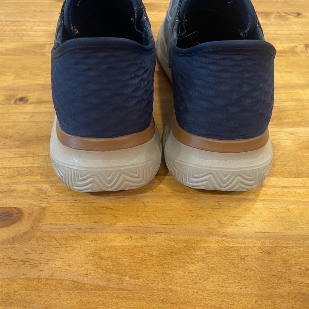 Skechers Men's Navy and Tan Boat Shoes - Picture 4 of 6
